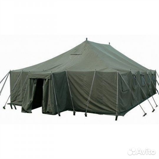 Армейская брезентовая палатка