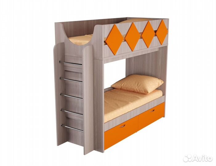 Детская двухъярусная кровать