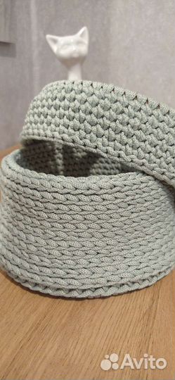Корзинка Вязаная