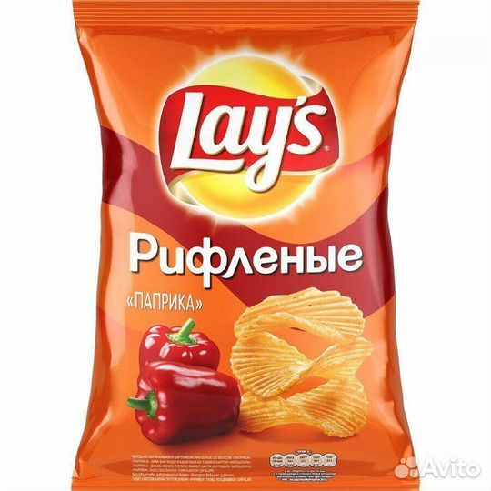 Чипсы картофельные Лейс (lays) Паприка 140г