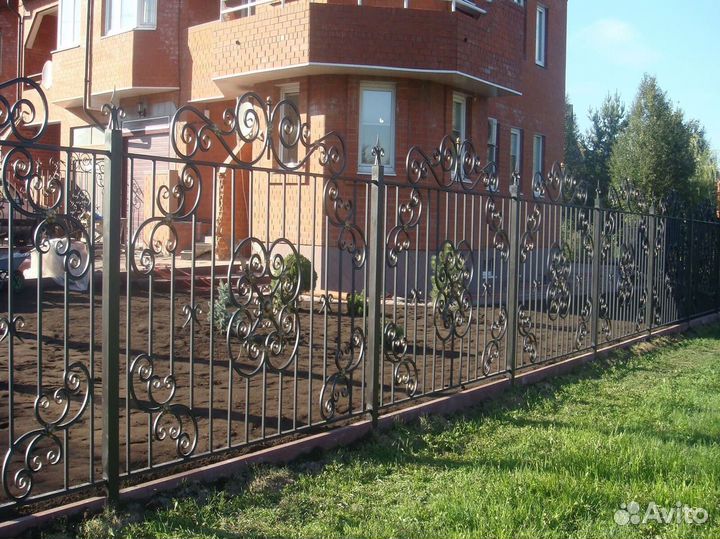 Кованые заборы