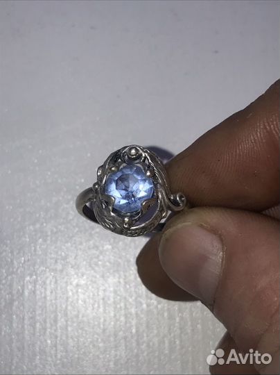 Медальон женский серебр