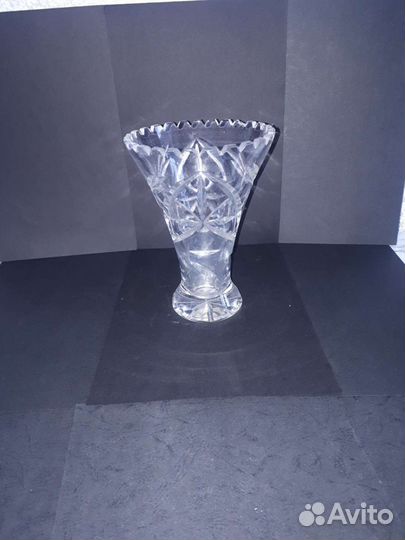 Ваза хрустальная СССР 18,5 см
