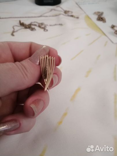 Золотые серьги