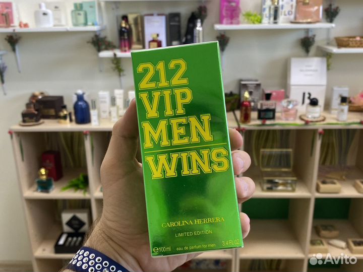 Духи 212 vip men wins