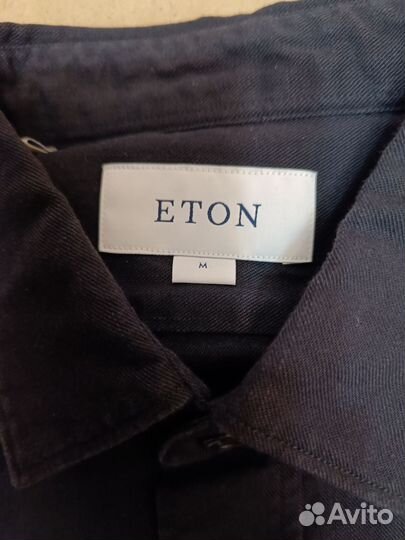 Джинсовая рубашка eton