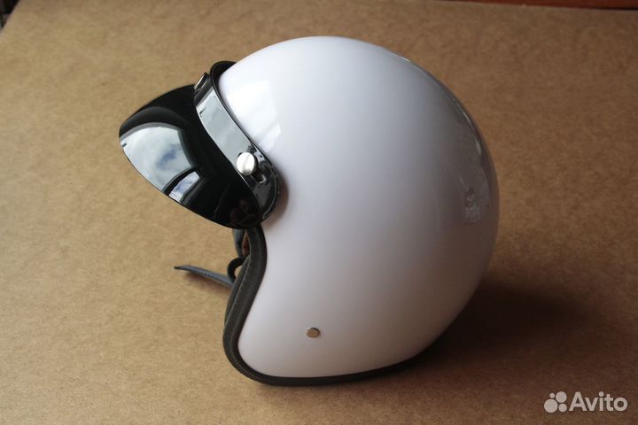 Шлем мото классический открытый размер 57