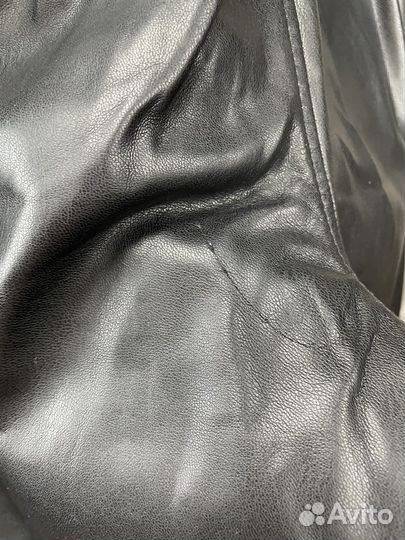 Брюки кожаные