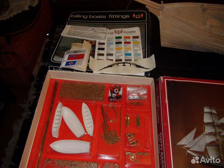 Модель яхты cutty sark nr.564