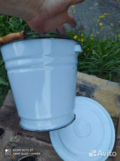 Ведро Эмалированное.Таз Оцинковка