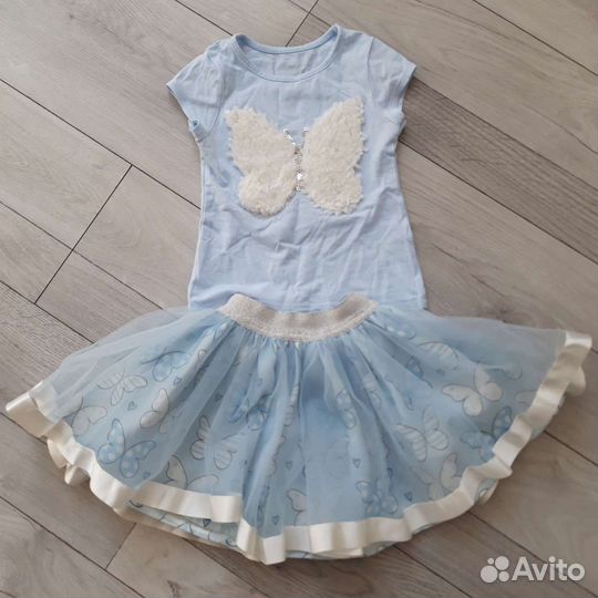 Одежда пакетом на девочку 86-92см