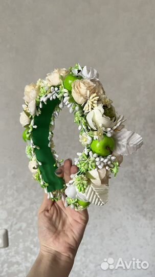 Ободок из цветов