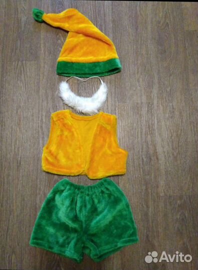 Гном гномик. Новогодний карнавальный костюм.Прокат