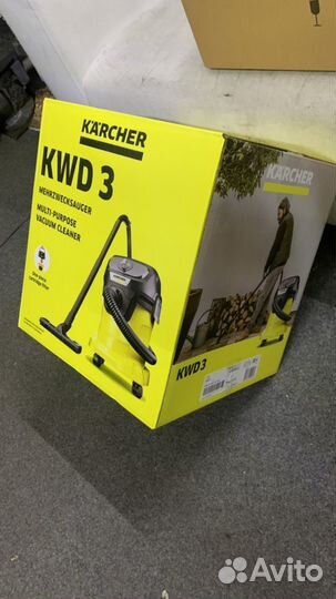 Пылесос Karcher wd 3 новый