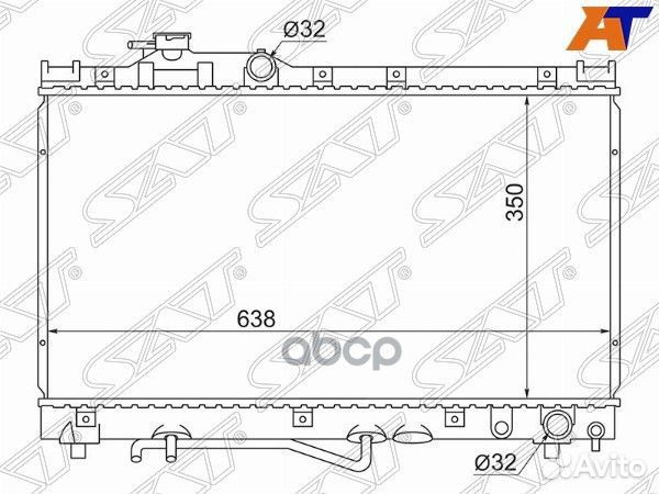 Радиатор Toyota Carina ED 93-98 / Celica 93-99