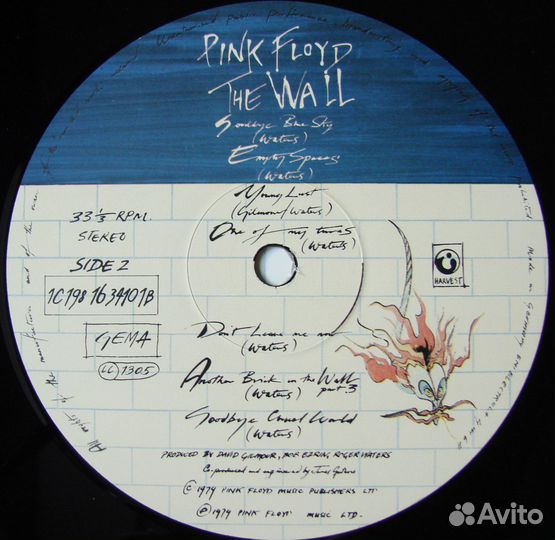 Pink floid - THE wall / 1979 germany shrink mint/N