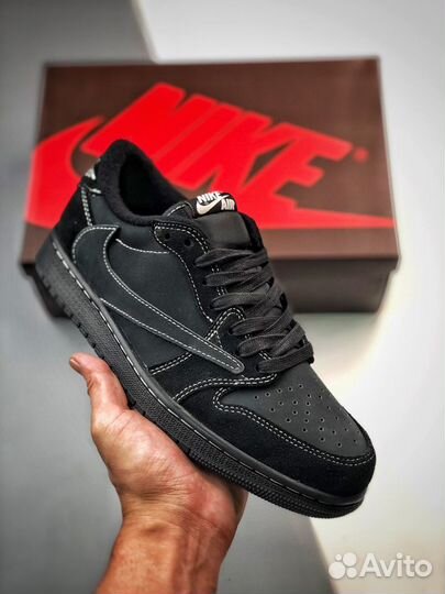 Travis Scott x Nike Air Jordan 1 Low Black Phantom