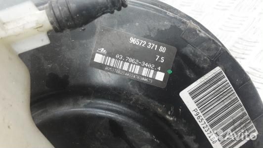 Вакуумный усилитель тормозов peugeot 407 (4BL16KT0