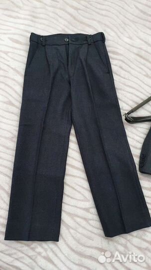 Школьный костюм для мальчика 122 серый