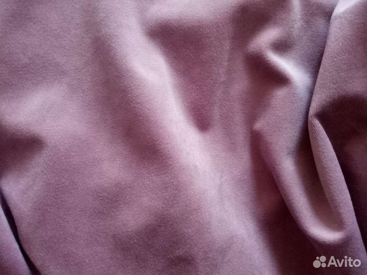 Бархат отрез 300*320 пудрового цвета
