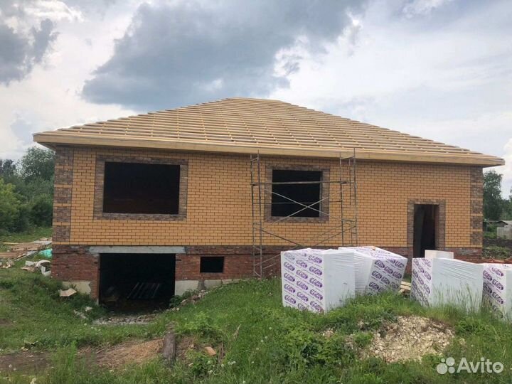 Облицовочный кирпич желтый