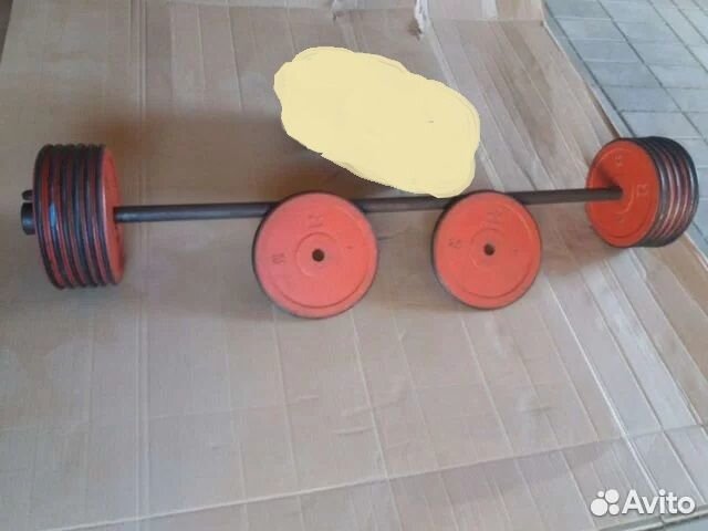 Штанга 35кг и блины отдельно по 2,5кг