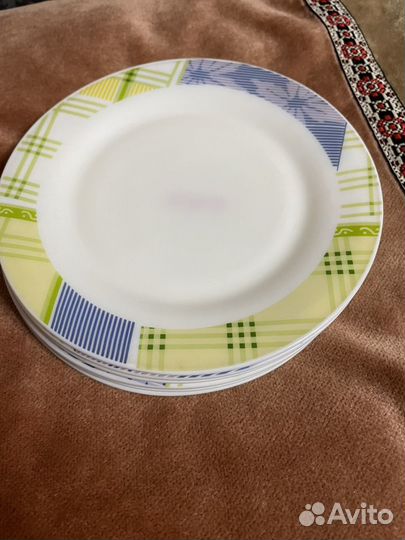 Набор тарелок 6 штук, диаметр 17,5 см