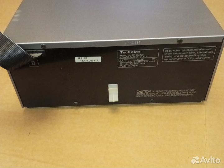 Technics RS-DV290 дека кассетная