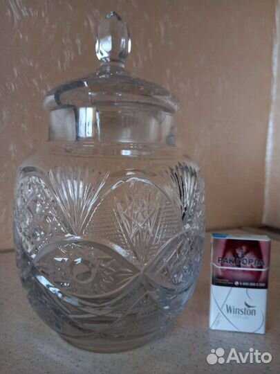 Крюшонница хрустальная