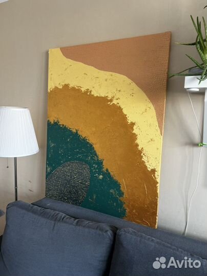 Большоя картина холст акрил 110*86 см