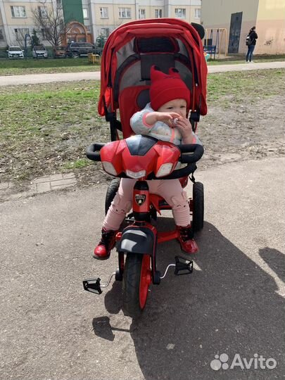 Велосипед трёхколёсный lamborghini