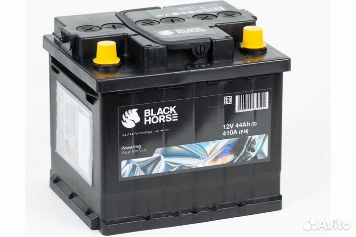 Аккумулятор Bleck Horse 44a/ч(кубик)