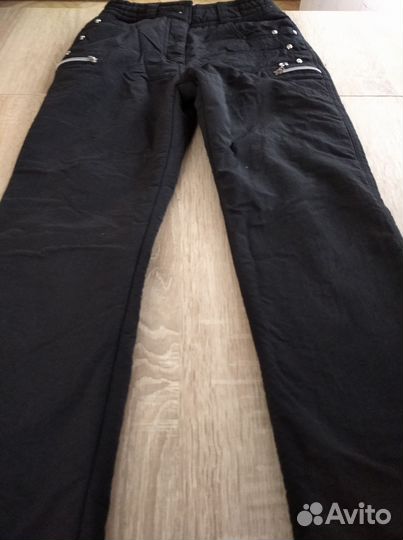 Брюки утеплённые для девочки 134-140