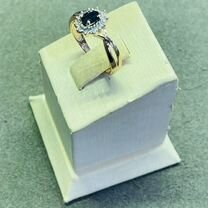 Кольцо с сапфиром и бриллиантами