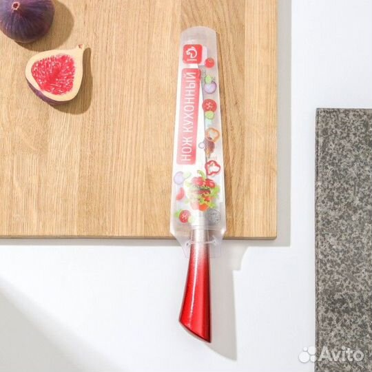 Нож кухонный Доляна «Спектр», лезвие 12 см, цельно