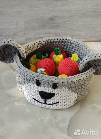 Вязаные игрушки/интерьерные корзины