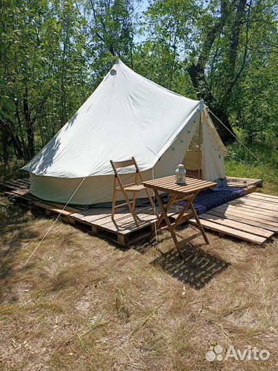 Юрта на берегу Волги