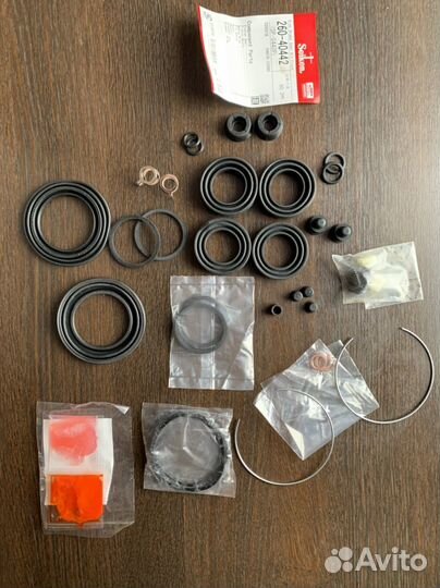 Остатки ремкоплекта суппортов Toyota Auris