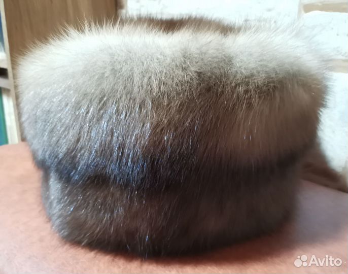 Шапка из соболя женская