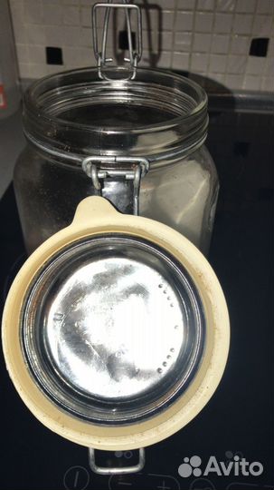 Банка fido стеклянная с бугельным замком 1 литр