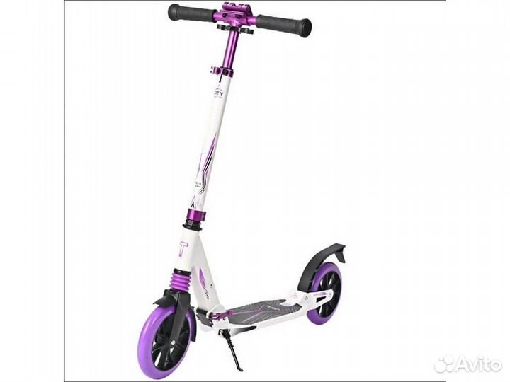 Самокат 398003 тт City scooter white 1/2 белый