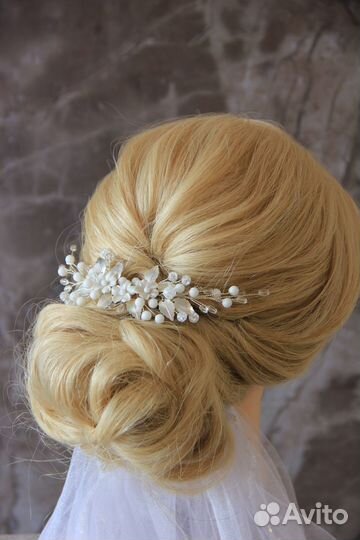 Свадебная диадема, украшение невесты,веточка