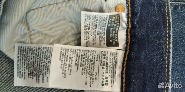 Джинсы Levi's модель 501. Мужские р-р 38 (38-32)