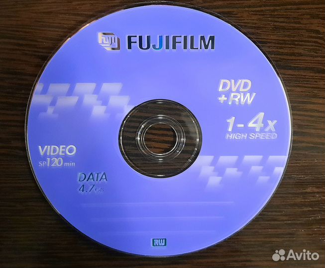 DVD+RW fujifilm диски