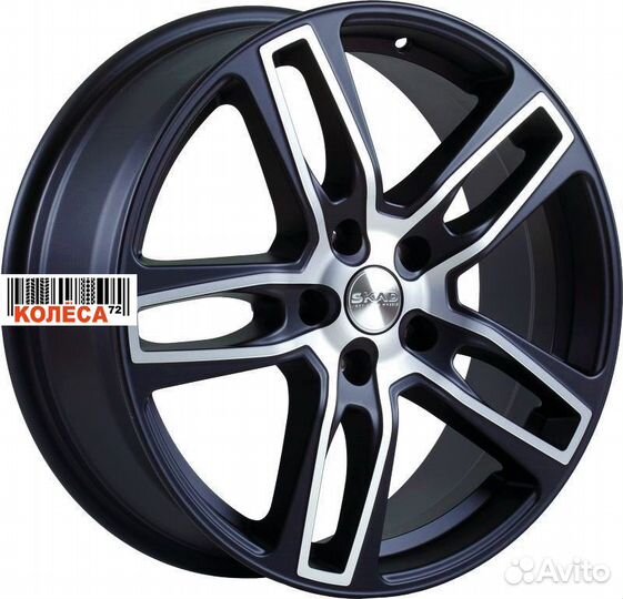 Skad Женева 7x18 5x100 ET48 Dia56.1 Алмаз бархат