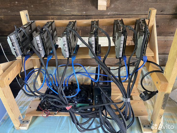 Видеокарты GTX 1660 super x 6шт