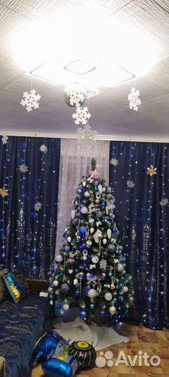 Елка искусственная литая заснеженная