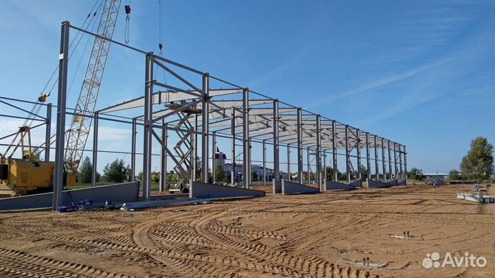 Быстровозводимые ангары склады из сэндвич-панелей