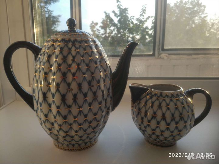 Предметы из сервиза Кобальтовая сетка