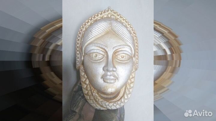 Маска Девушка СССР очень редкая. Монета чешуйка